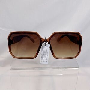 NWT Oversized Square-ish Sunglasses.